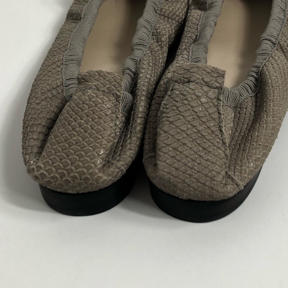 Ferca 81 Leather Ballerina Flats Jeweled Toe 38 - Picture 4 of 9